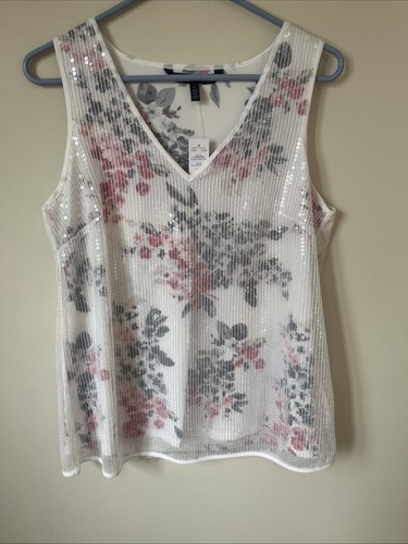 Whbm canotta con - canotta, paillettes