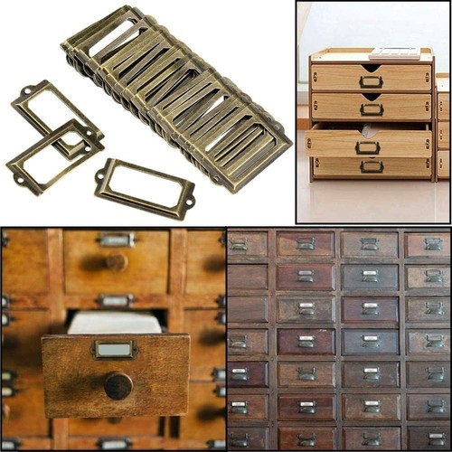 Porta etichette per cassetti