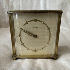 Mauthe Brass Desk Clock St