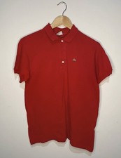 Polo lacoste rossa 100 cotone - polo,
