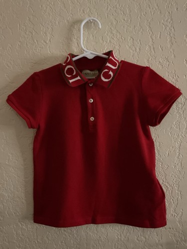 Polo gucci rossa bambino - gucci,