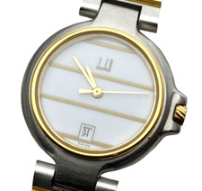 Orologio donna DUNHILL Millennium raro quadrante SVIZZERO 26mm acciaio inox