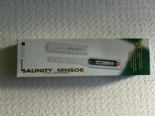 Hand held salinity sensor for - hand-held,
