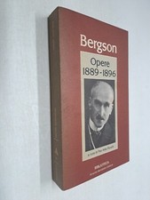 OPERE 1889 1896 - BERGSON - MONDADORI - 1986
