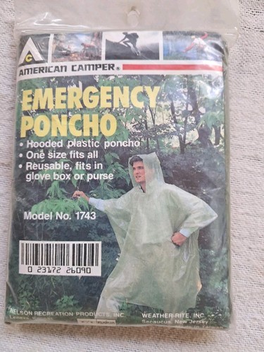 Poncho emergenza camper