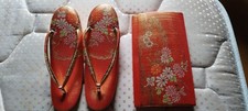 KIMONO set scarpe e pochette - ORIGINALI made in japan