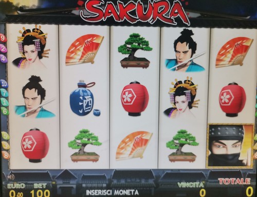 Scheda slot machine - , sakura