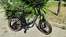 E-bike FAT 20" in Acciaio Nera