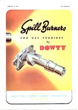 (AAB2) ADVERT 11X8" SPILL BURNERS FOR GAS TURBINES - DOWTY UELL SYSTEMS