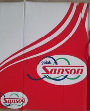 Materassino Gelati Sanson Pubblicitario Vintage Collezione Rarissimo 