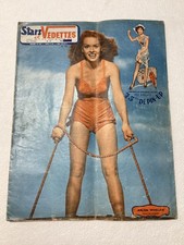RIVISTA VINTAGE ANNI '50 - STARS ET VEDETTES N. 31 ARLEN WHELAN + PIN UP BRENOT
