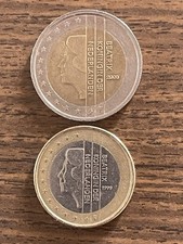 2 Monete circolate  1 Euro