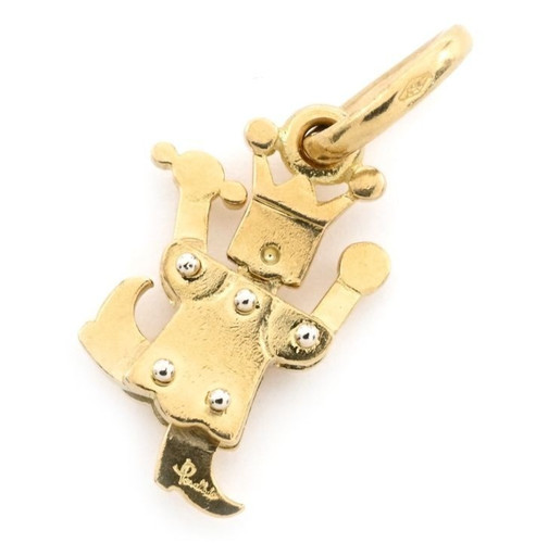 Collana con ciondolo pomellato - collana,