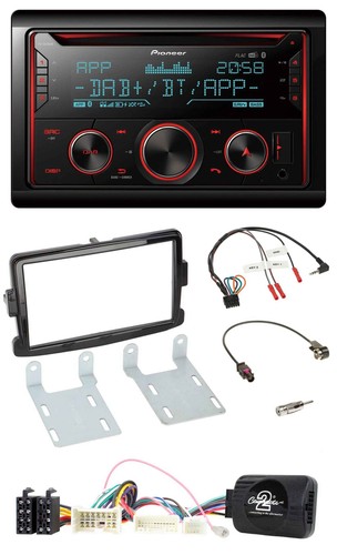 Pioneer 2din dab - dab, volante