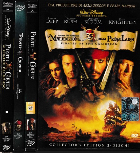 Dvd pirati dei - pirati, serie