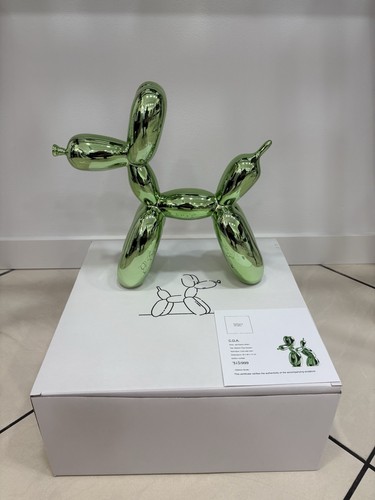 Jeff koons balloon dog verde - koons,