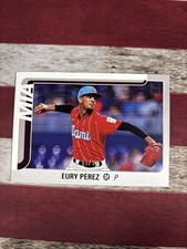 2025 Topps Serie 2 - Eury Perez #487 Stock Vintage Retrò /99
