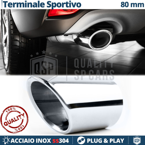 Terminale scarico per - 1x, di