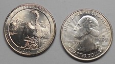 USA 1/4 Dollar 2014 D  Florida Everglades National Park - UNC