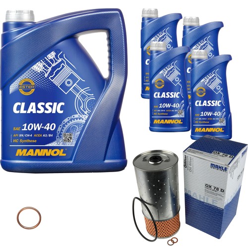 Filtro olio mahle - 9, mannol