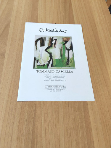 Tommaso cascella serigrafia - cascella,