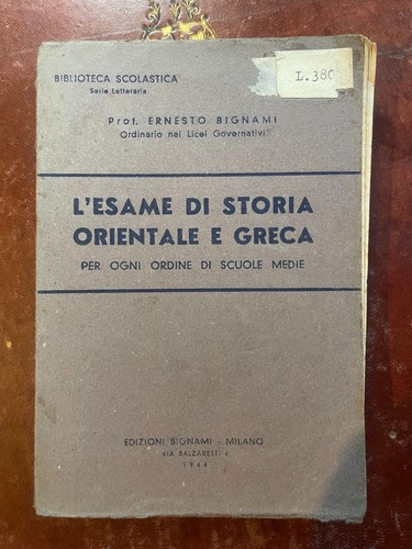 Ernesto bignami esame di - ernesto,