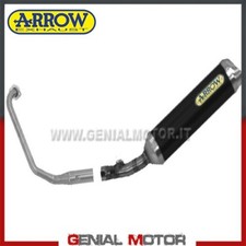 Scarico Completo Arrow Thunder Aluminio Nero Yamaha Mt 125 2017 > 2019