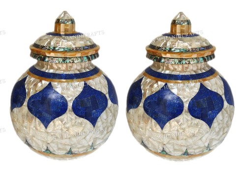 Vaso marmo intarsio in - vaso,