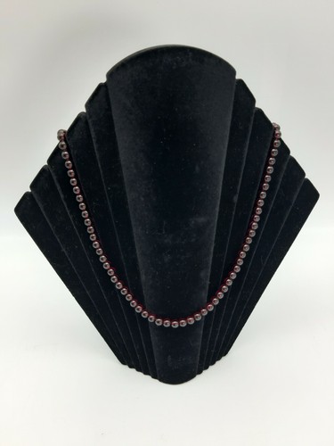 Collana granato oro 750 - collana, granato,