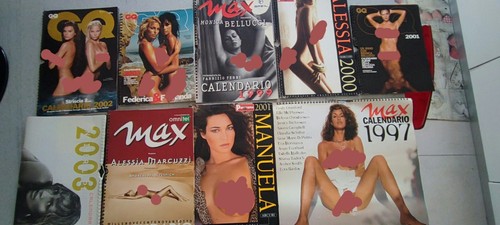 Calendario modelle anni vari - calendario,