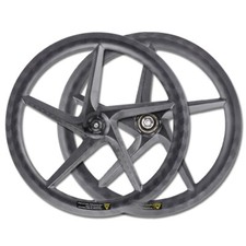 Bici da strada pieghevole in carbonio 16" 349 5 razze set ruote freno a disco mozzo sgancio rapido