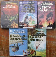 Lotto libri fantasy Death Gate Weis Hickman. Mano caos ala drago mare fuoco elfi