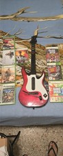 Chitarra band hero + giochi vari + alimentatore xbox360