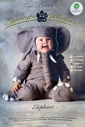 Costume elefante tom - costume,