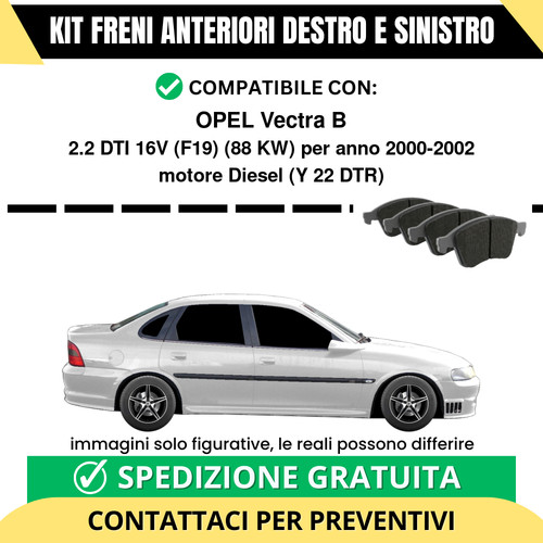 Pastiglie freno anteriori per - freno,