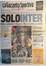 Gazzetta dello Sport 23.05.10 SoloInter! Inter Bayern Monaco Champions League 