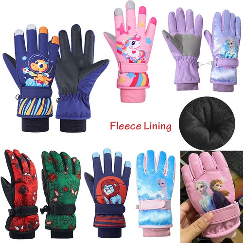Guanti sci cartoni animati - da,
