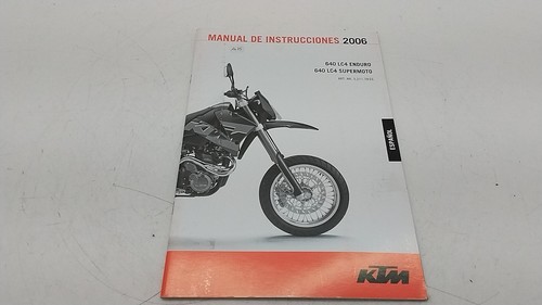 Ktm lc4 640 2006 libretto - 2006, uso
