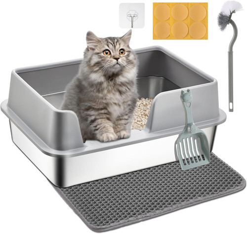 Lettiera per gatti acciaio - per,