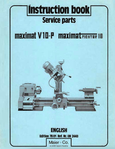 Maximat v10p and - maximat,