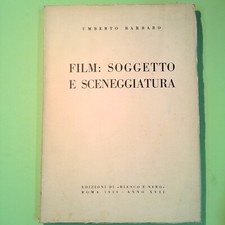 FILM SOGGETTO E SCENEGGIATURA