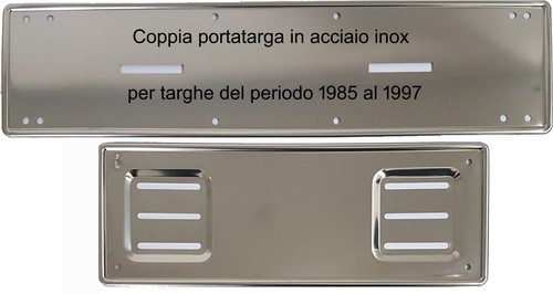 Coppia portatarga cornice - coppia, portatarga/cornice