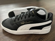 Puma Ralph Sampson Scarpe da Ginnastica/Sneakers Basket Uomo, Nero/Bianco - Taglia 6