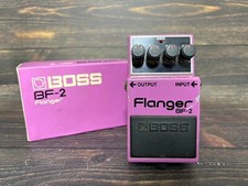 Pedale per chitarra vintage effetto flanger BOSS BF-2 made in Japan testato