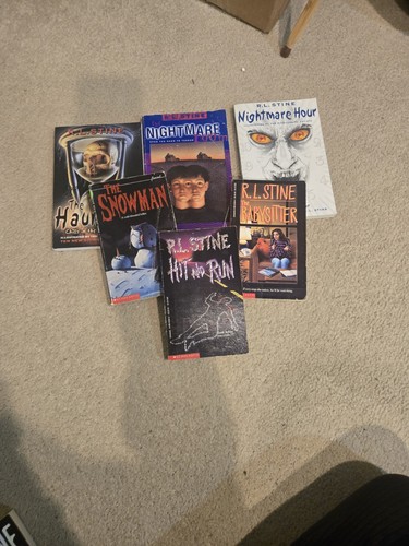Vintage lot rl stine - of,
