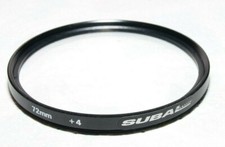 SUBAL Close-Up Diopter +4 diopter 72mm lente addizionale per ottiche nikon canon