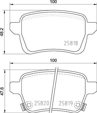 Brembo 190 kit pastiglie - 190,