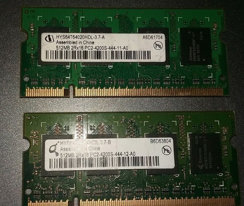 2x512 ram ddr2 - 2x512,