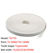 Cinghia distribuzione trasportatore trasmissione poliuretanica T5 T10 estremità aperta con cavo acciaio