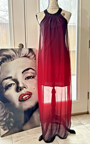 Abito donna venere sera rosso - abito,
